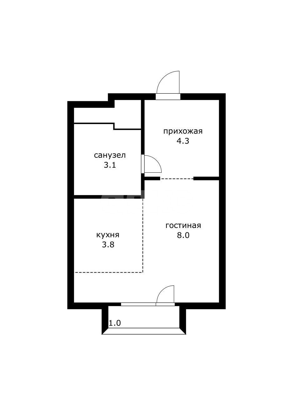 Фото №1: Студия 20 м² - Красногорск, жилой комплекс Спутник, мкр. террритория Мякинино вне границ, 20