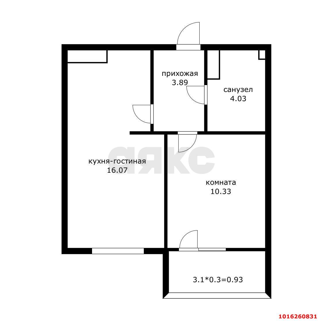 Фото №7: 1-комнатная квартира 36 м² - Краснодар, Прикубанский внутригородской округ, мкр. жилой комплекс Зелёный театр, ул. Западный Обход, 39/1к6