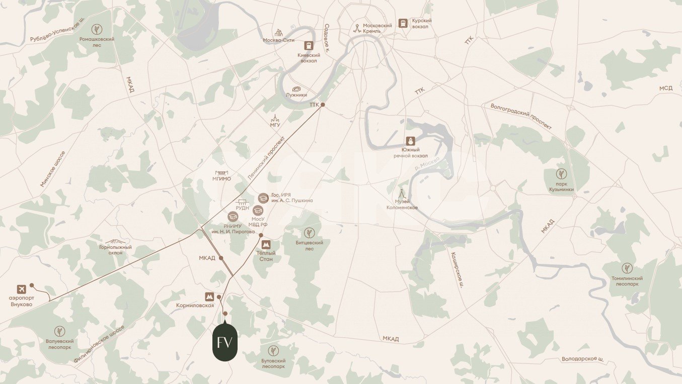 Фото №10: 3-комнатная квартира 68 м² - Москва Новомосковский административный округ