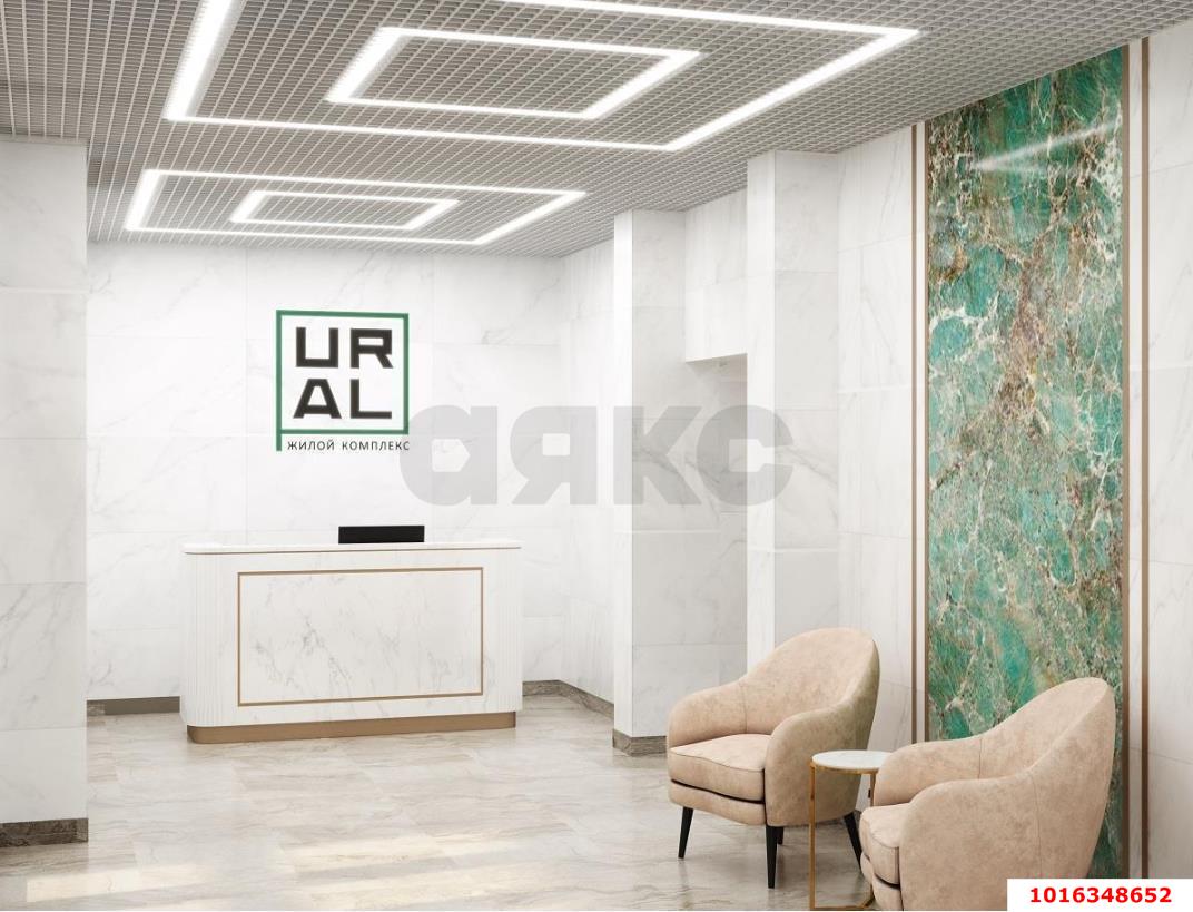 Фото №10: Студия 23 м² - Краснодар, ЖК Урал, Карасунский внутригородской округ, Камвольно-суконный Комбинат, мкр. жилой комплекс Ural, ул. Уральская, 87/7