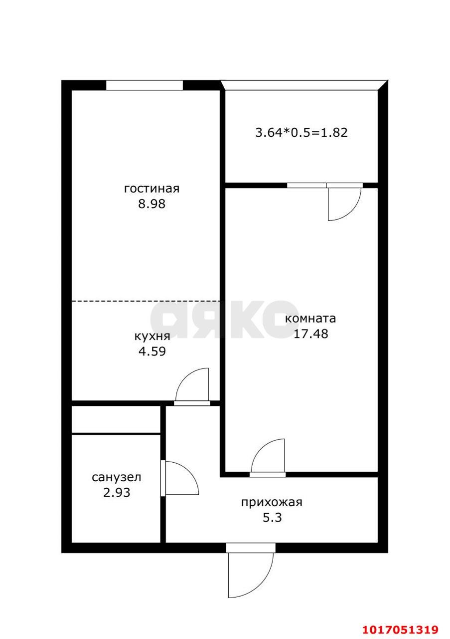 Фото №13: 1-комнатная квартира 40 м² - Краснодар, Прикубанский внутригородской округ, Музыкальный, мкр. ЖК Оникс, ул. Российская, 267к4