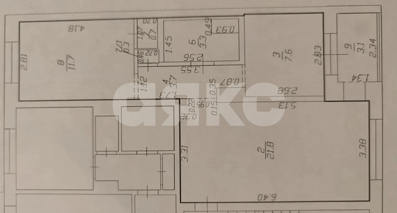 Фото №7: 2-комнатная квартира 50 м² - Анапа, ул. Ленина, 127