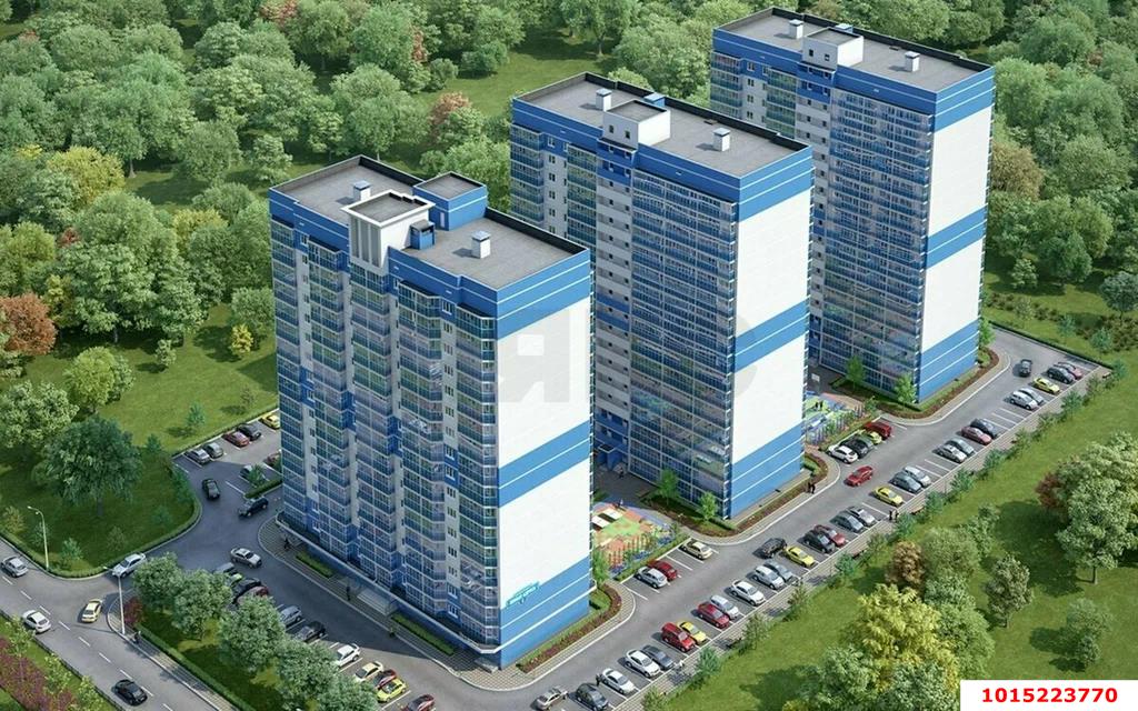 Фото №3: Студия 18 м² - Краснодар, Прикубанский внутригородской округ, имени Петра Метальникова, Завод Радиоизмерительных Приборов, мкр. жилой комплекс Три Кита, ул. Московская, 131к2