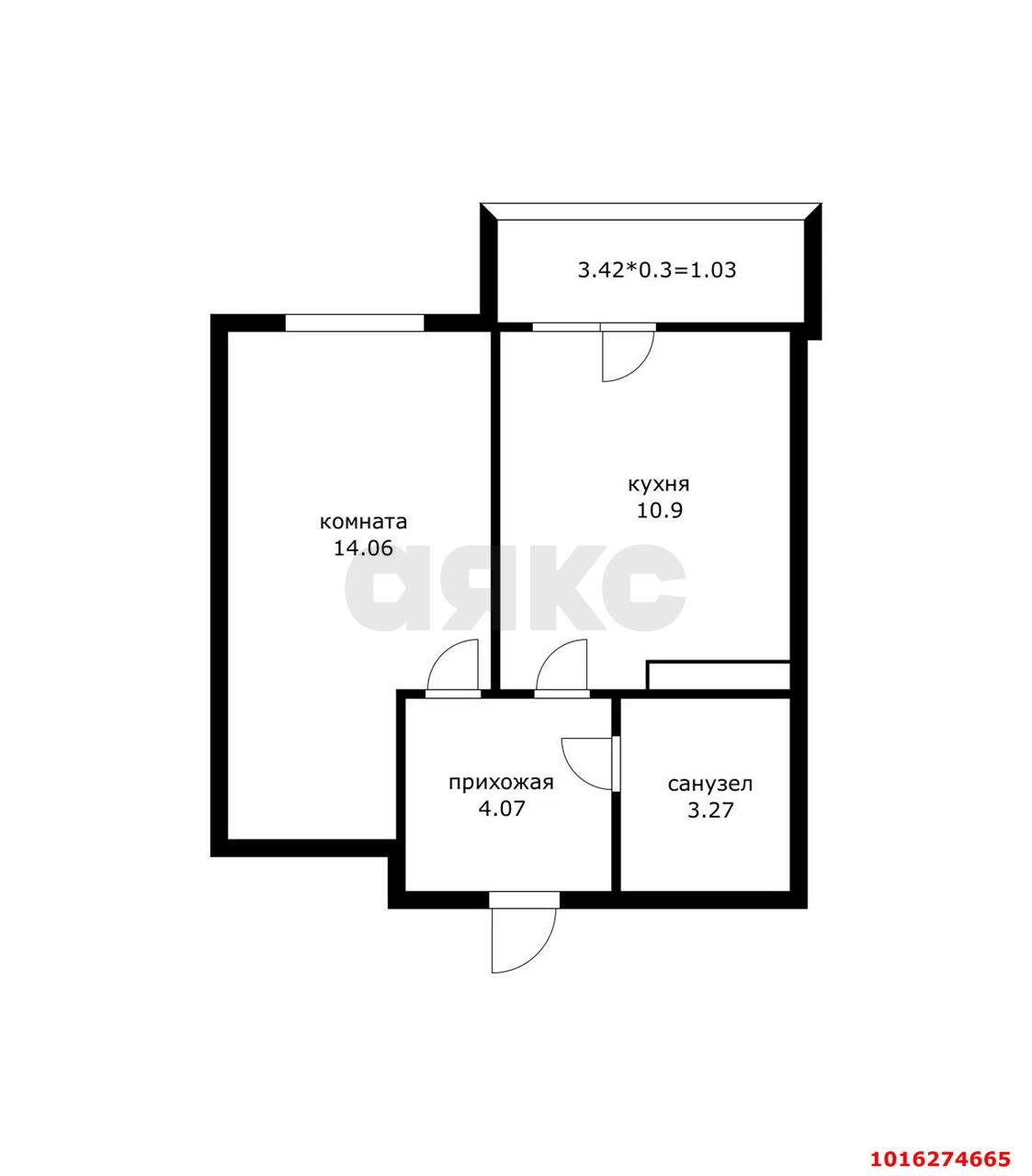 Фото №12: 1-комнатная квартира 35 м² - Краснодар, ЖК Красная Площадь, жилой комплекс Нeo-квартал Красная Площадь, мкр. Прикубанский внутригородской округ, ул. Конгрессная, 25