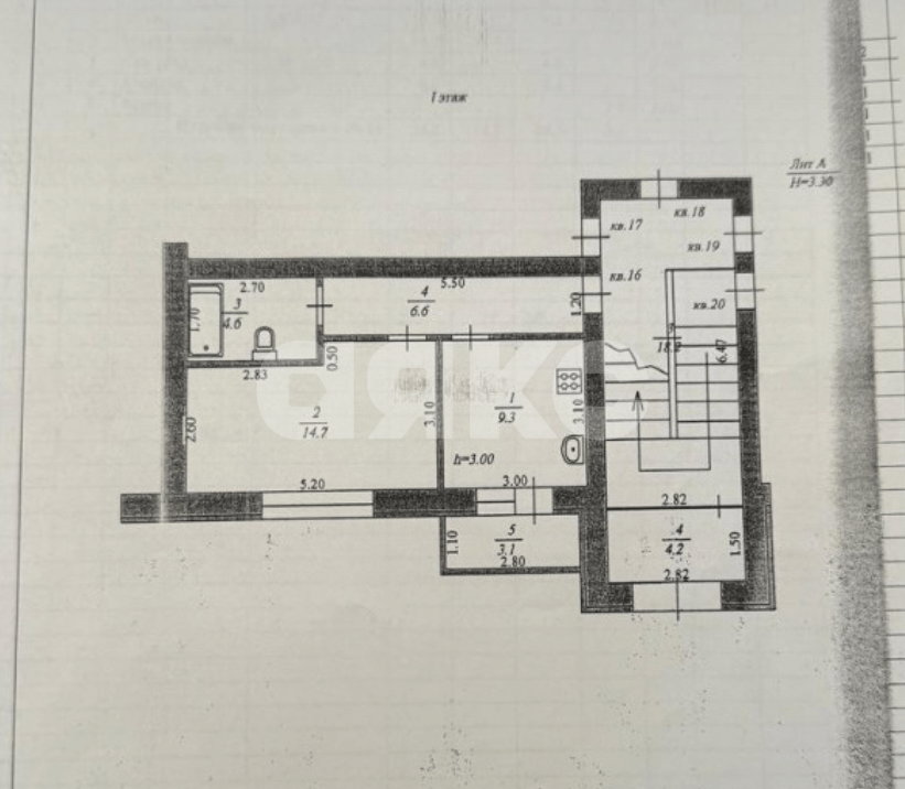 Фото №7: 1-комнатная квартира 35 м² - Кореновск, ул. Коммунистическая, 7