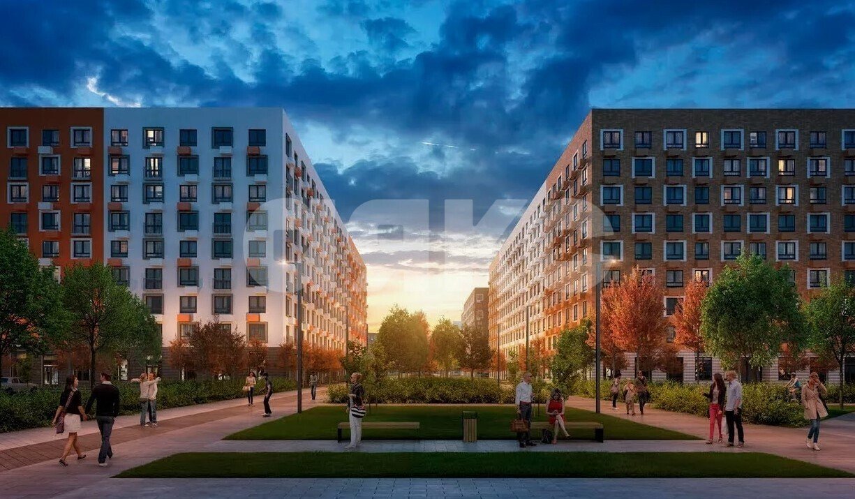 Фото №2: 1-комнатная квартира 37 м² - Ильинское-Усово, мкр. ЖК Ильинские Луга, 3.3