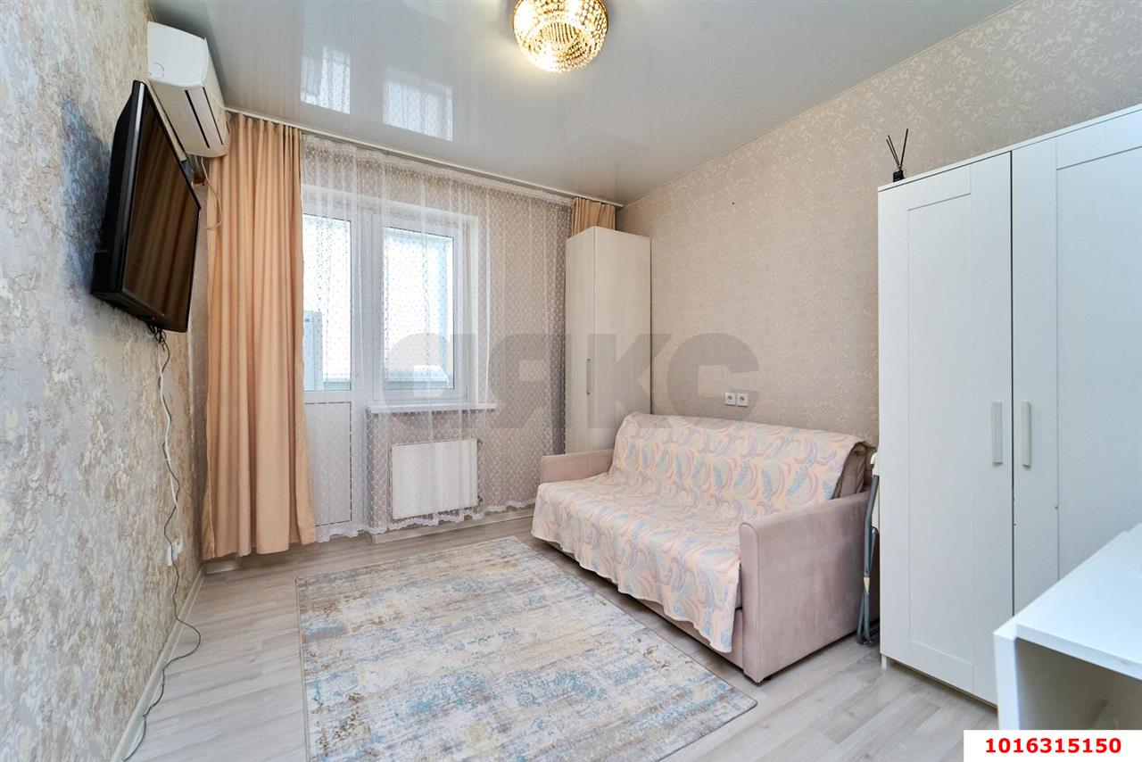 Фото №1: Студия 20 м² - Краснодар, Прикубанский внутригородской округ, Славянский, мкр. Светлоград, ул. Красных Партизан, 1/3к6