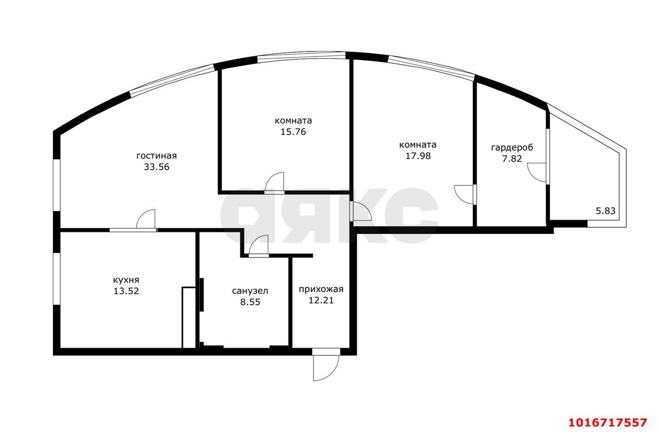 Фото №19: 3-комнатная квартира 116 м² - Краснодар, ЖК Маршал, Западный внутригородской округ, Фестивальный, мкр. жилой комплекс Маршал, ул. Гаражная, 87