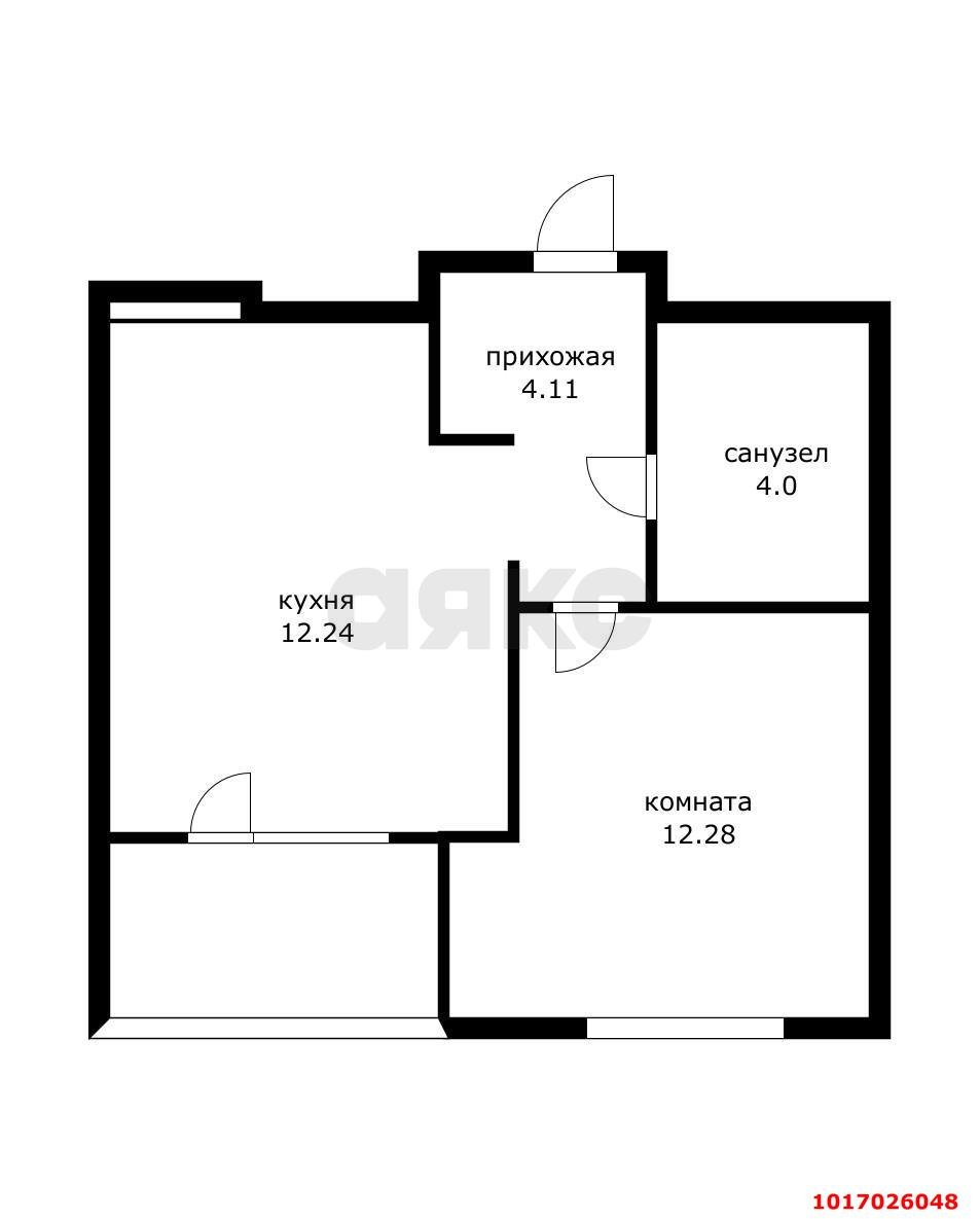 Фото №3: 1-комнатная квартира 35 м² - Краснодар, Карасунский внутригородской округ, Хлопчато-бумажный Комбинат, мкр. жилой квартал Патрики, ул. Сормовская, лит1/1