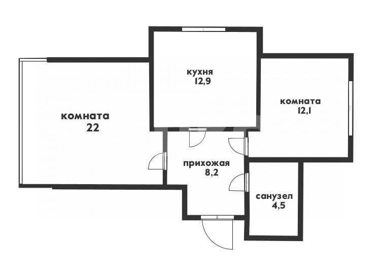 Фото №11: 2-комнатная квартира 55 м² - Геленджик, ул. Новороссийская, 169