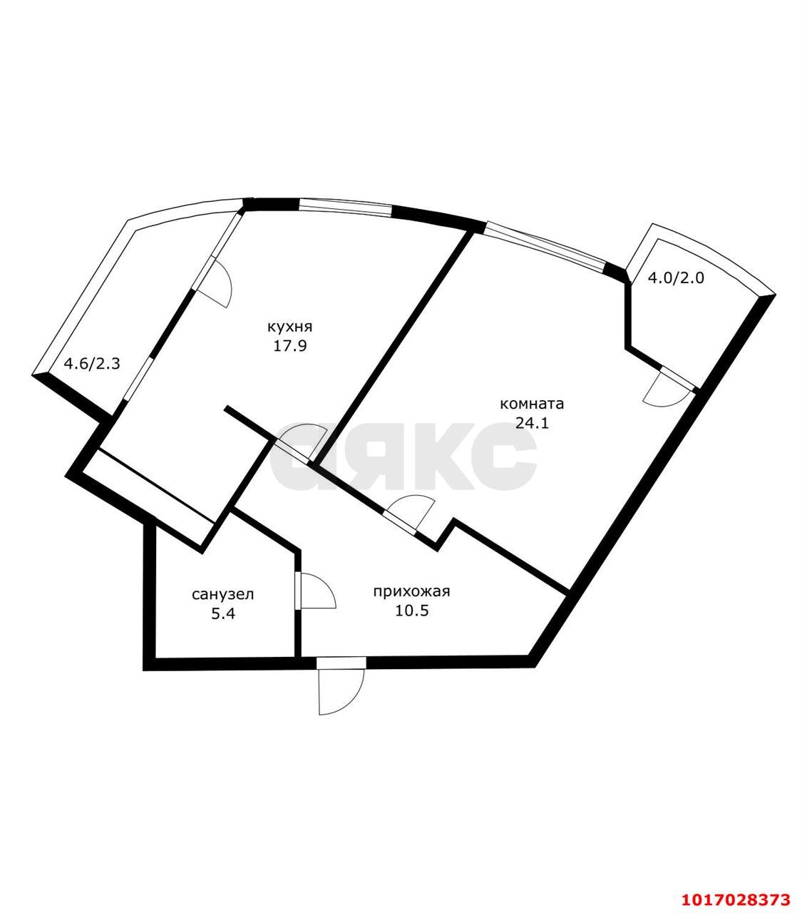 Фото №14: 2-комнатная квартира 65 м² - Краснодар, Прикубанский внутригородской округ, мкр. жилой комплекс Зеленодар, ул. Садовое Кольцо, 9к1