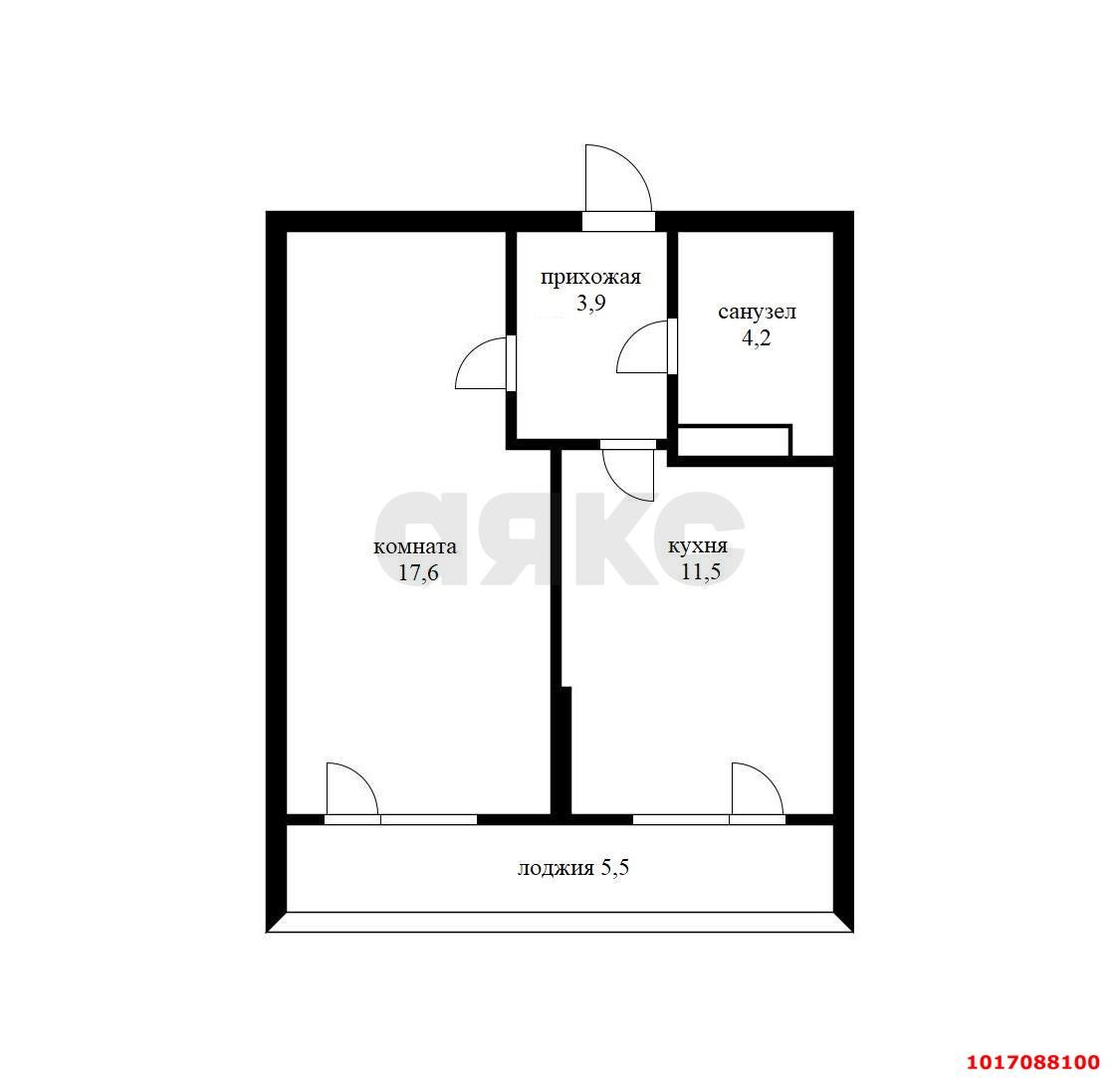 Фото №15: 1-комнатная квартира 37 м² - Краснодар, Прикубанский внутригородской округ, мкр. жилой комплекс Дыхание, ул. Лётчика Позднякова, 2к12