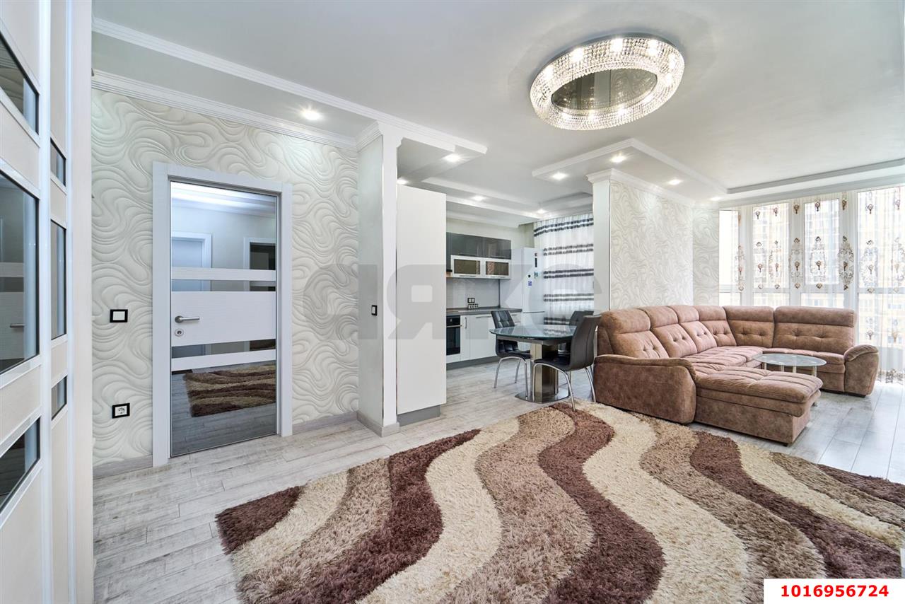 Фото №5: 3-комнатная квартира 72 м² - Краснодар, Прикубанский внутригородской округ, Завод Измерительных Приборов, мкр. ЖК Москва, ул. Российская, 79/3к1