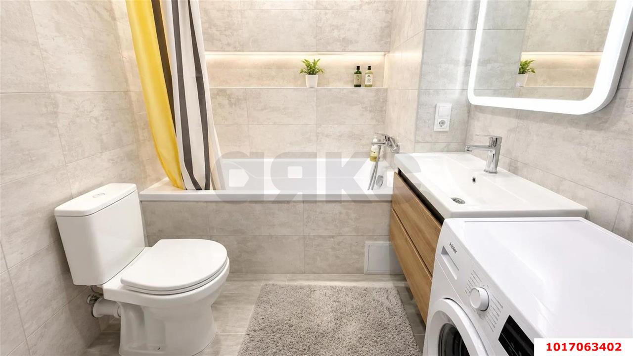 Фото №3: 1-комнатная квартира <span class="whitespace-nowrap">33 м²</span>, <span class="whitespace-nowrap">13/16 эт.</span> - Краснодар, Прикубанский внутригородской округ, мкр. жилой комплекс Самолёт-2, ул. Западный Обход, 57