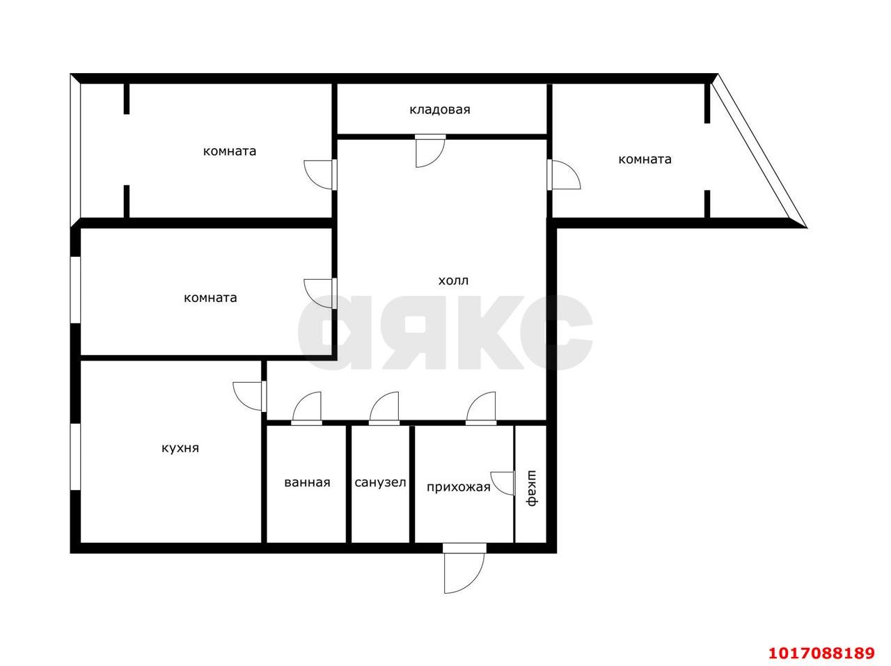 Фото №11: 3-комнатная квартира 72 м² - Краснодар, Карасунский внутригородской округ, мкр. Комсомольский, ул. Уральская, 200