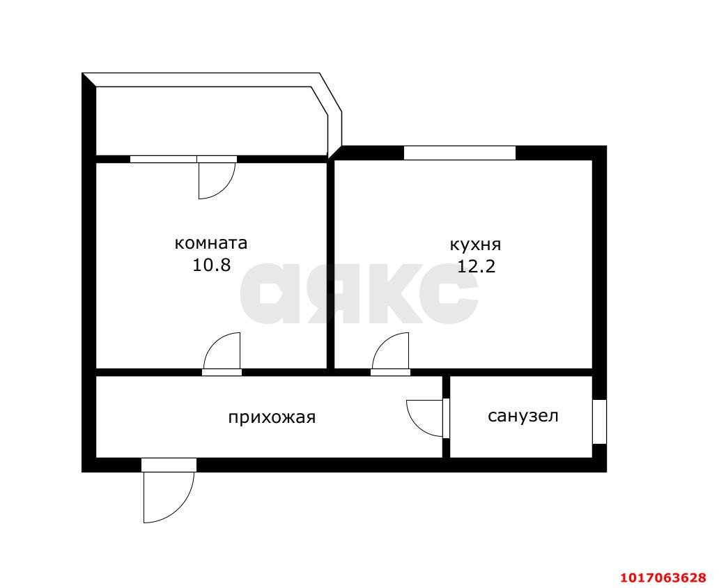 Фото №13: 1-комнатная квартира 34 м² - Яблоновский, мкр. жилой комплекс Гагарина-2, ул. Гагарина, 155/1Е