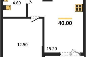 Фото №1: 1-комнатная квартира 40 м² - Краснодар, мкр. Прикубанский внутригородской округ, 
