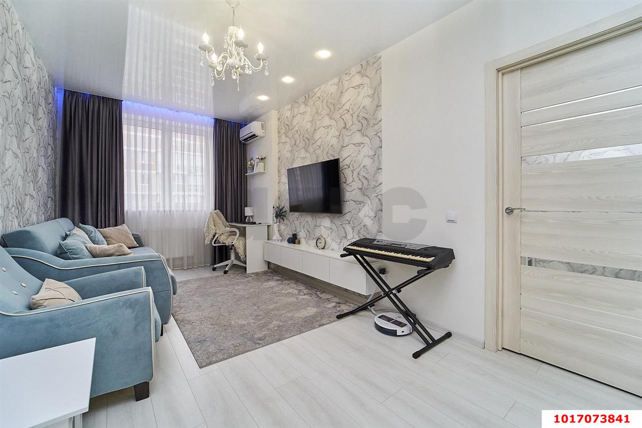 Фото №3: 2-комнатная квартира 52 м² - Краснодар, Прикубанский внутригородской округ, имени Петра Метальникова, мкр. ЖК Времена Года 3, ул. Цезаря Куникова, 24к3