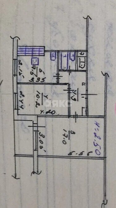 Фото №22: 2-комнатная квартира 44 м² - Мариуполь, Жовтневый, мкр. Западный, пр-кт Строителей, 138