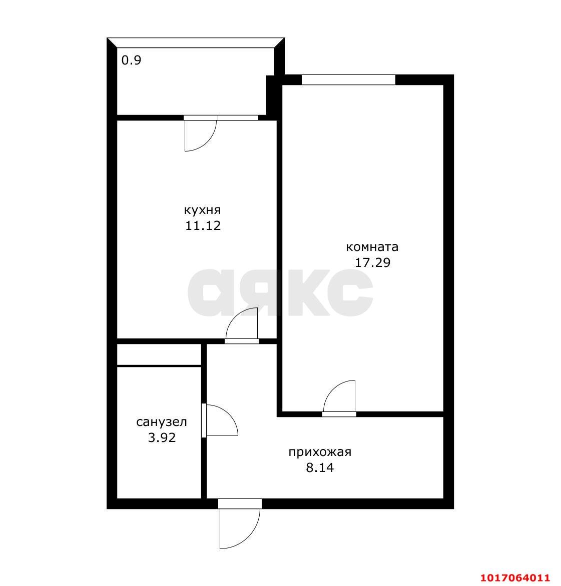 Фото №5: 1-комнатная квартира 41 м² - Анапа, мкр. Алексеевка, ул. Крестьянская, 23А