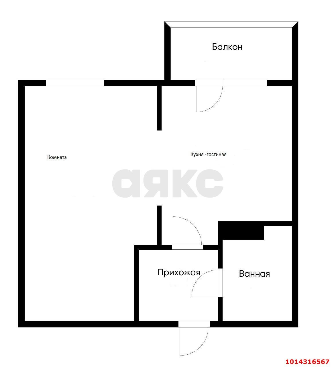 Фото №7: 1-комнатная квартира 33 м² - Краснодар, Прикубанский внутригородской округ, мкр. жилой комплекс Новая Португалия, ул. Лиссабонская, 80к2