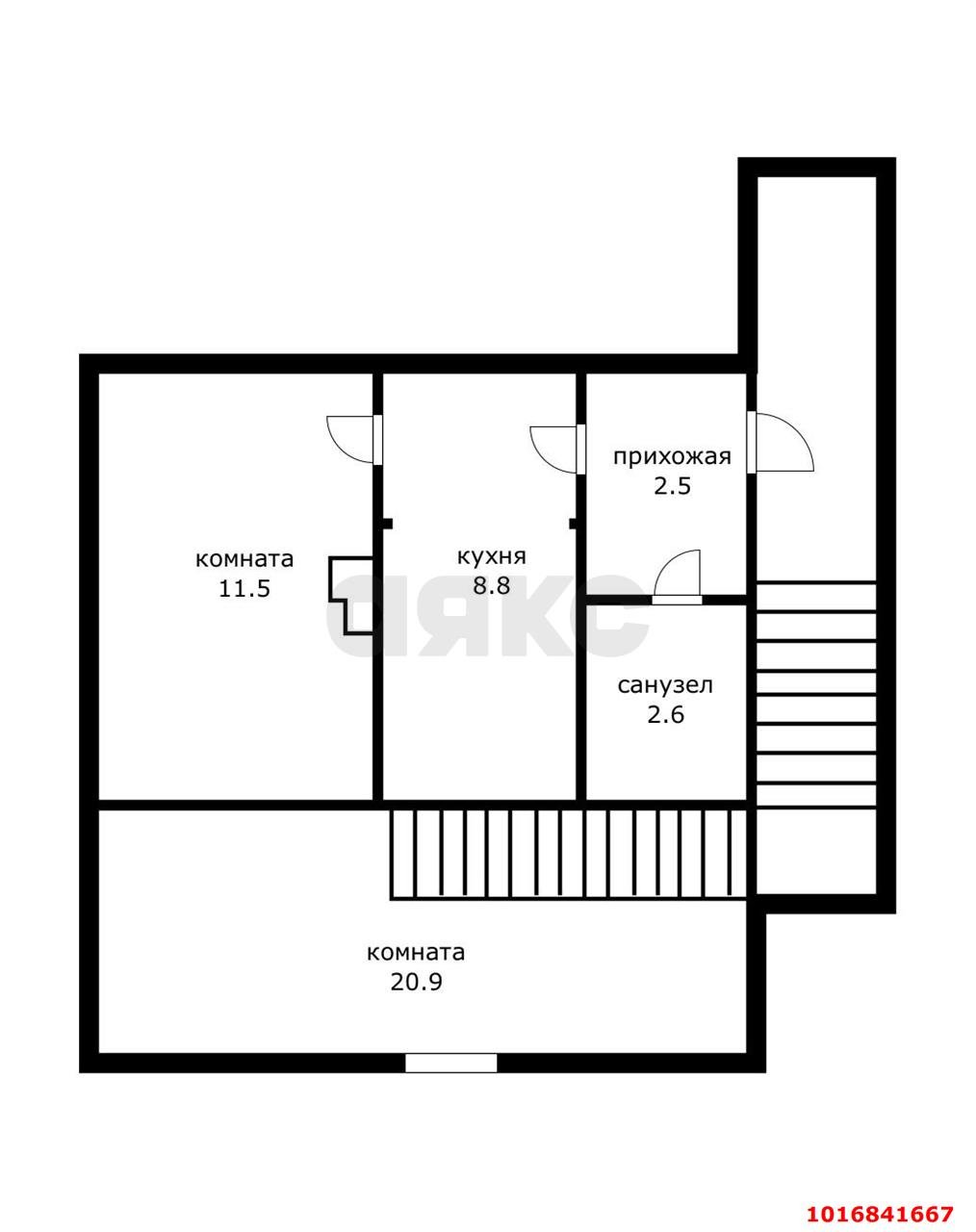 Фото №13: 2-комнатная квартира 46 м² - Краснодар, Прикубанский внутригородской округ, мкр. Славянский, ул. имени Толстого, 38