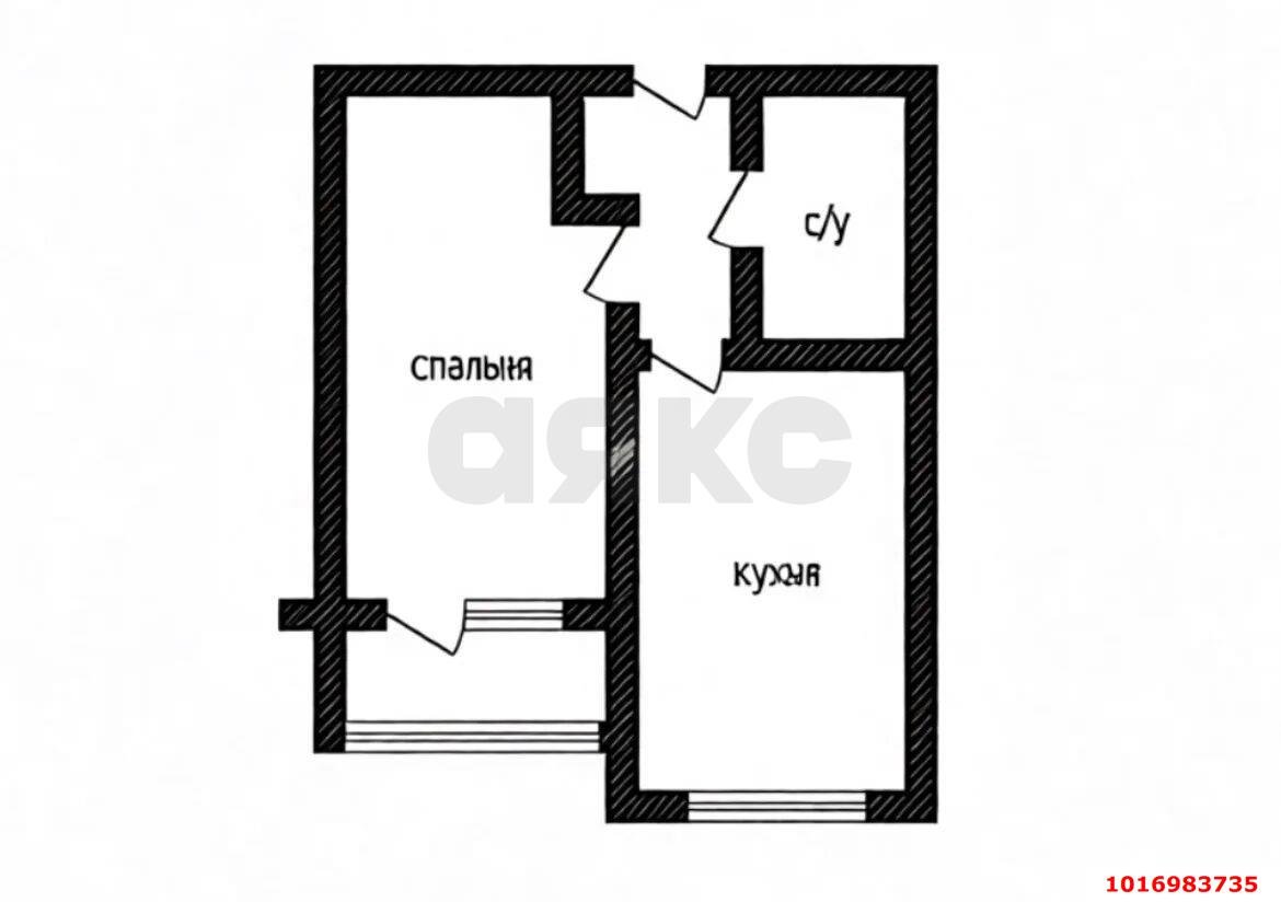 Фото №16: 1-комнатная квартира 8 м² - Краснодар, Прикубанский внутригородской округ, Музыкальный, мкр. имени Петра Метальникова, ул. Петра Метальникова, 13