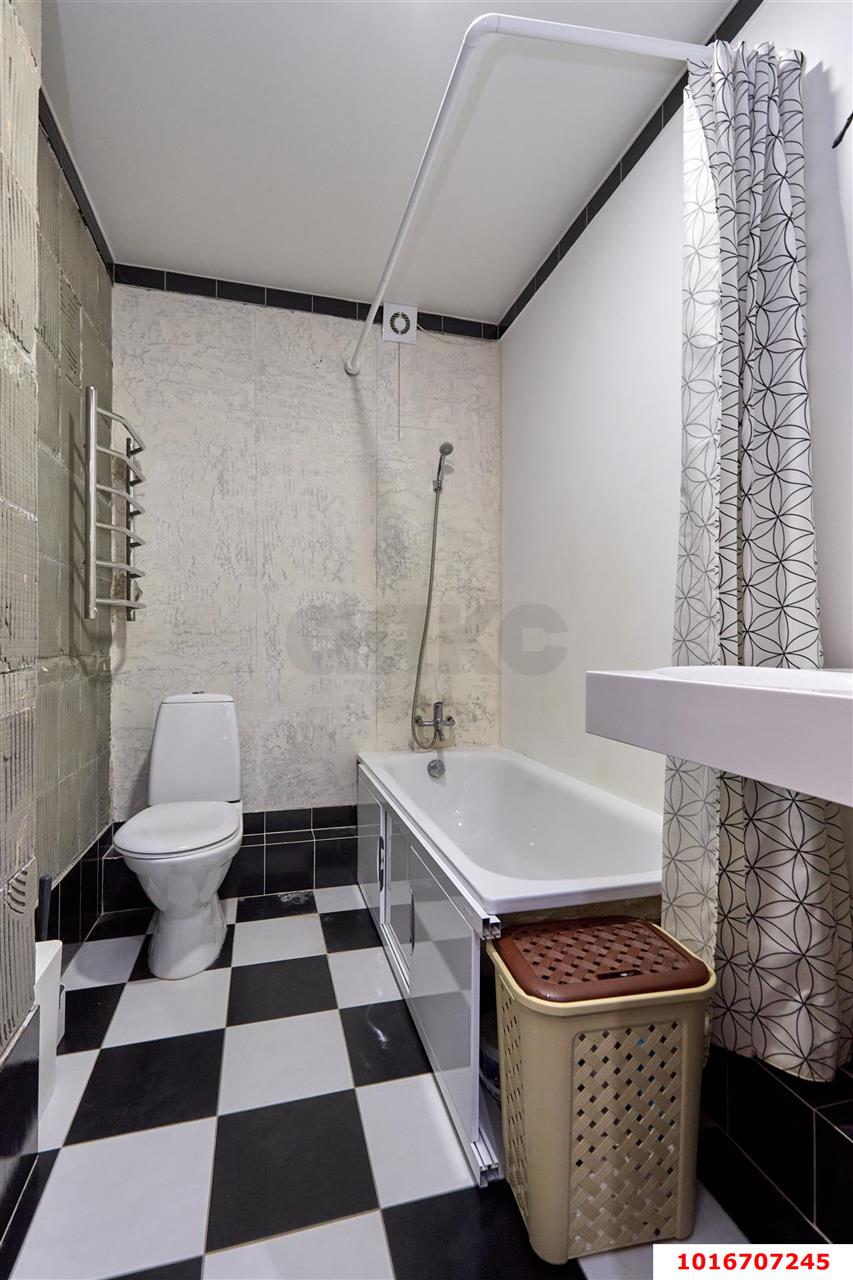 Фото №10: 2-комнатная квартира <span class="whitespace-nowrap">55 м²</span>, <span class="whitespace-nowrap">10/11 эт.</span> - Краснодар, Прикубанский внутригородской округ, Музыкальный, мкр. ЖК Инсити, ул. Российская, 267/3к2