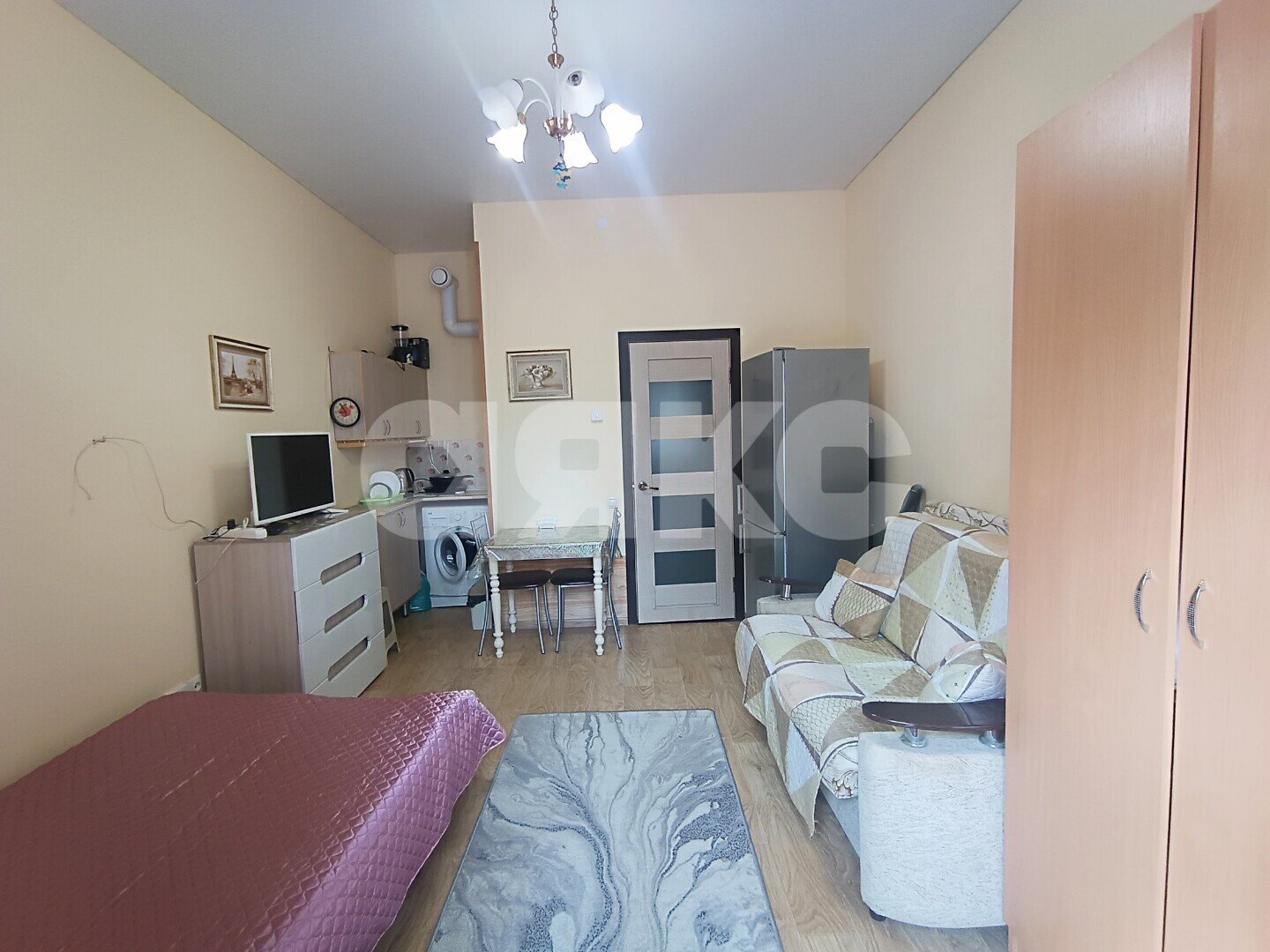 Фото №2: Студия <span class="whitespace-nowrap">19 м²</span>, <span class="whitespace-nowrap">-1/6 эт.</span> - Геленджик, мкр. жилой комплекс Лазурный, ул. Туристическая, 3к2