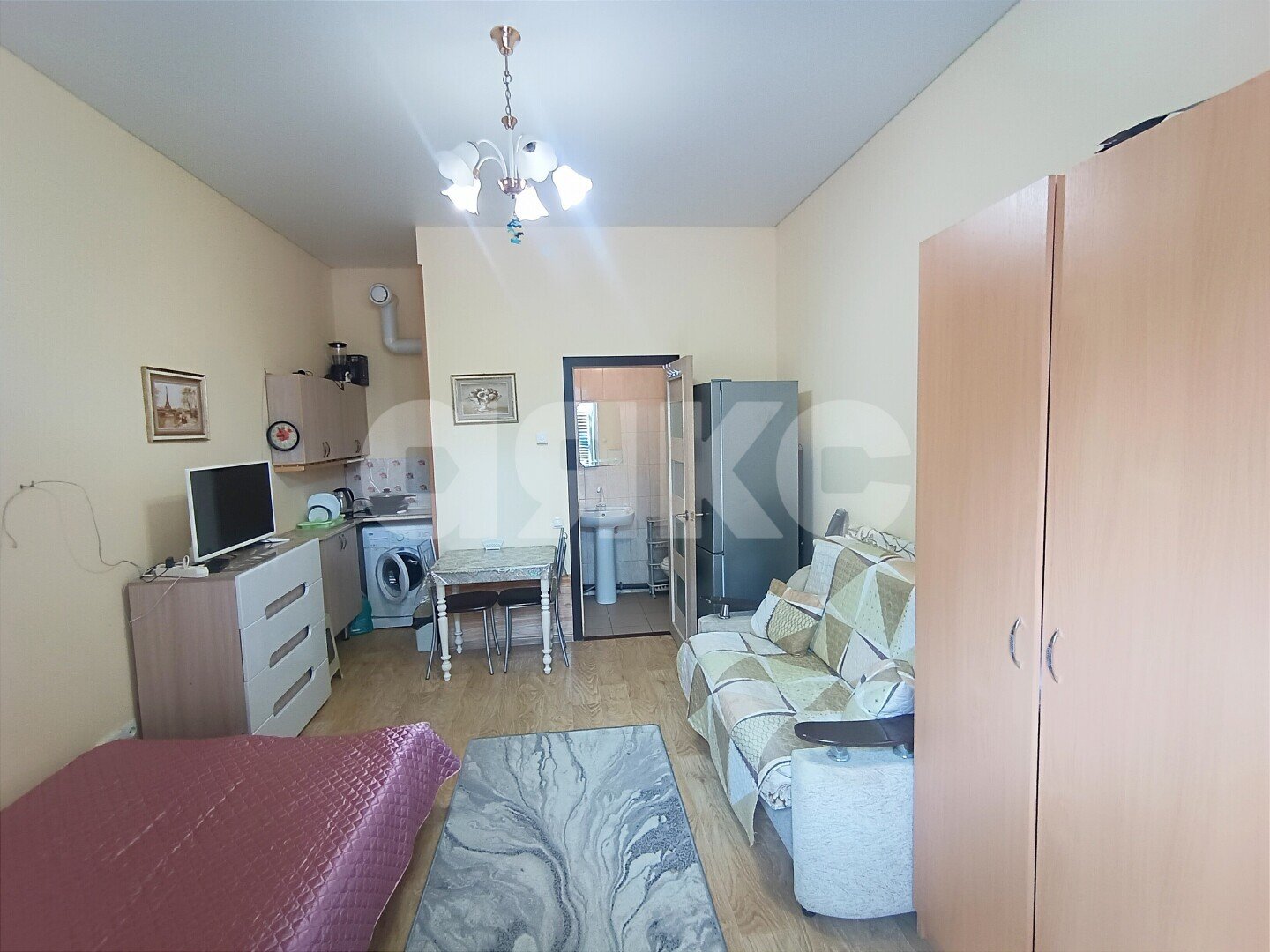 Фото №3: Студия <span class="whitespace-nowrap">19 м²</span>, <span class="whitespace-nowrap">-1/6 эт.</span> - Геленджик, мкр. жилой комплекс Лазурный, ул. Туристическая, 3к2