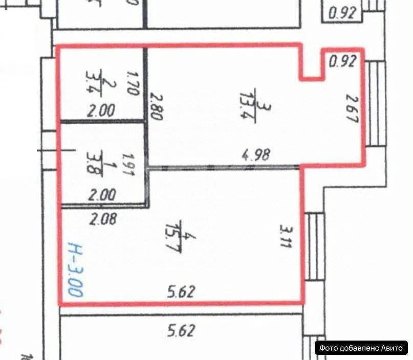 Фото №10: 1-комнатная квартира 37 м² - Темерницкий, мкр. жилой комплекс Дмитровград, ул. Центральная, 3к4