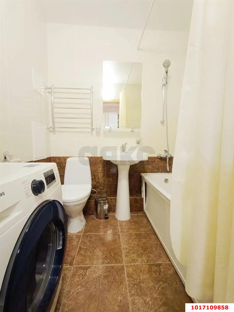 Фото №9: 1-комнатная квартира 35 м² - Краснодар, Прикубанский внутригородской округ, Панорама, мкр. ЖК Перспектива, ул. им. Героя Сарабеева В.И., 7