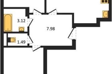 Фото №1: 2-комнатная квартира 69 м² - Краснодар, мкр. жилой комплекс Архитектор,