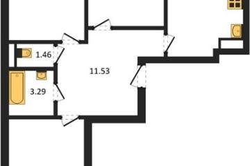 Фото №1: 3-комнатная квартира 78 м² - Краснодар, мкр. жилой комплекс Архитектор,