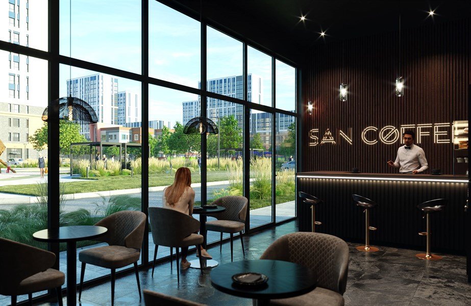 Фото №2: 1-комнатная квартира 37 м² - Краснодар, Прикубанский внутригородской округ, мкр. жилой комплекс Архитектор