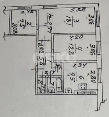 Фото №13: 3-комнатная квартира 57 м² - Мариуполь, р. Левобережный, пр-кт Тульский, 93