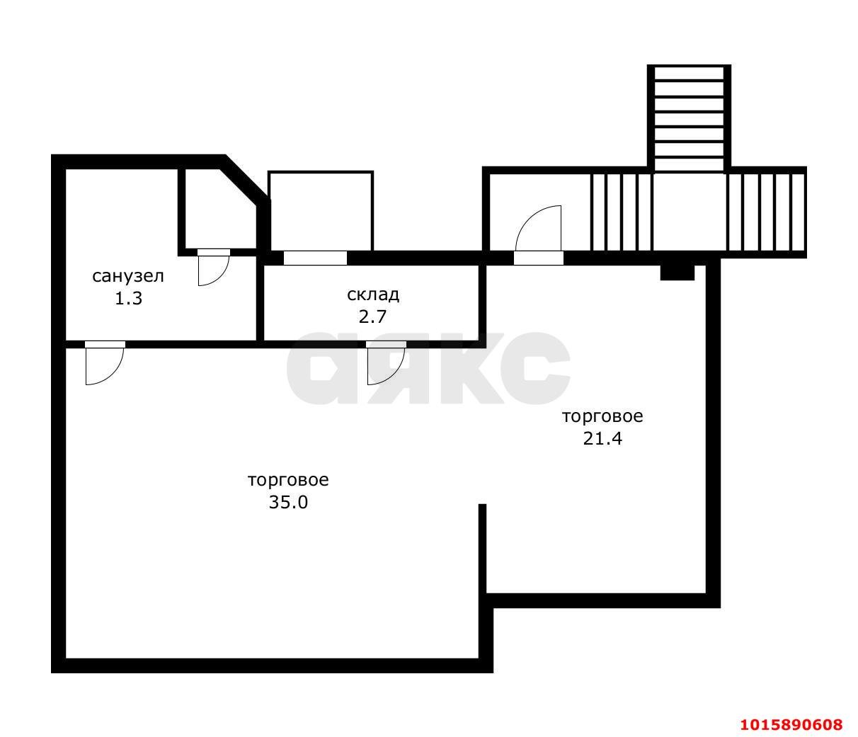 Фото №3: Торговое помещение 60 м² - Краснодар, Прикубанский внутригородской округ, Панорама, мкр. ЖК Керченский, ул. им. Героя Сарабеева В.И., 3/1