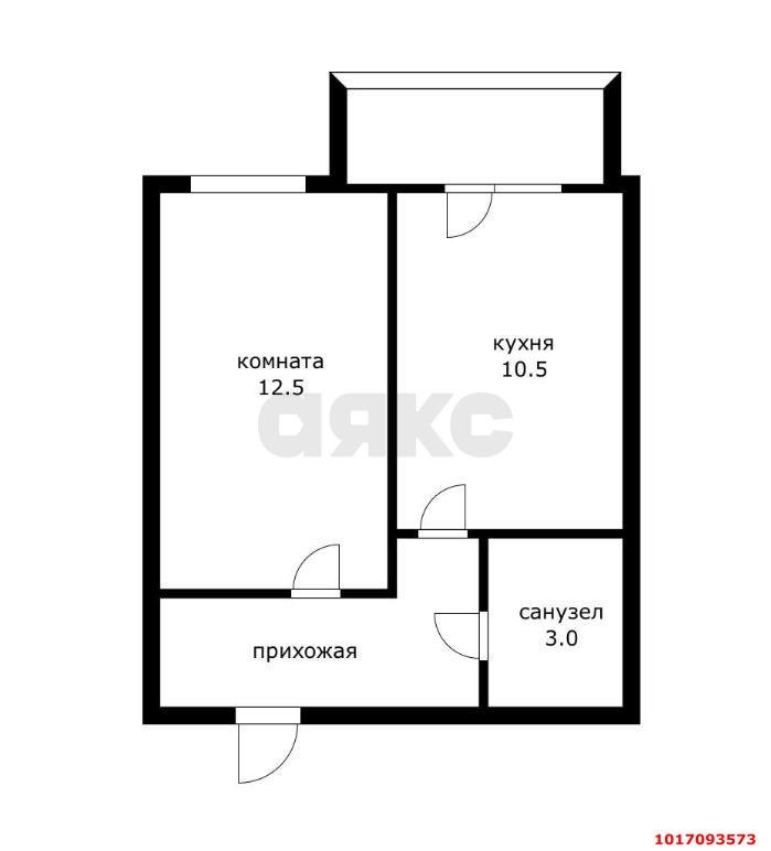 Фото №12: 1-комнатная квартира 30 м² - Новая Адыгея, мкр. жилой комплекс Родной Дом, ул. Бжегокайская, 31/6к1