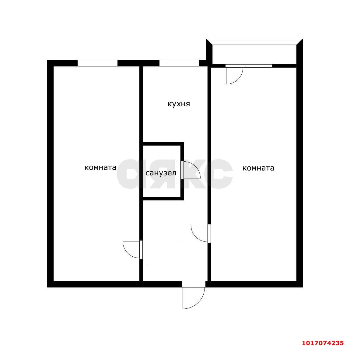 Фото №10: 2-комнатная квартира 45 м² - Краснодар, Карасунский внутригородской округ, мкр. Гидростроителей, ул. Трудовой Славы, 46