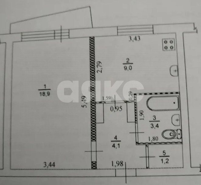 Фото №16: 1-комнатная квартира 36 м² - Кулешовка, пер. Кулагина, 8