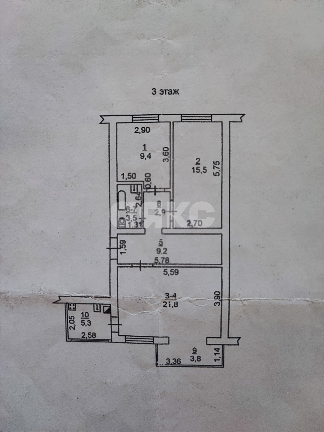 Фото №20: 3-комнатная квартира 71 м² - Батайск, ул. Цимлянская, 39Б