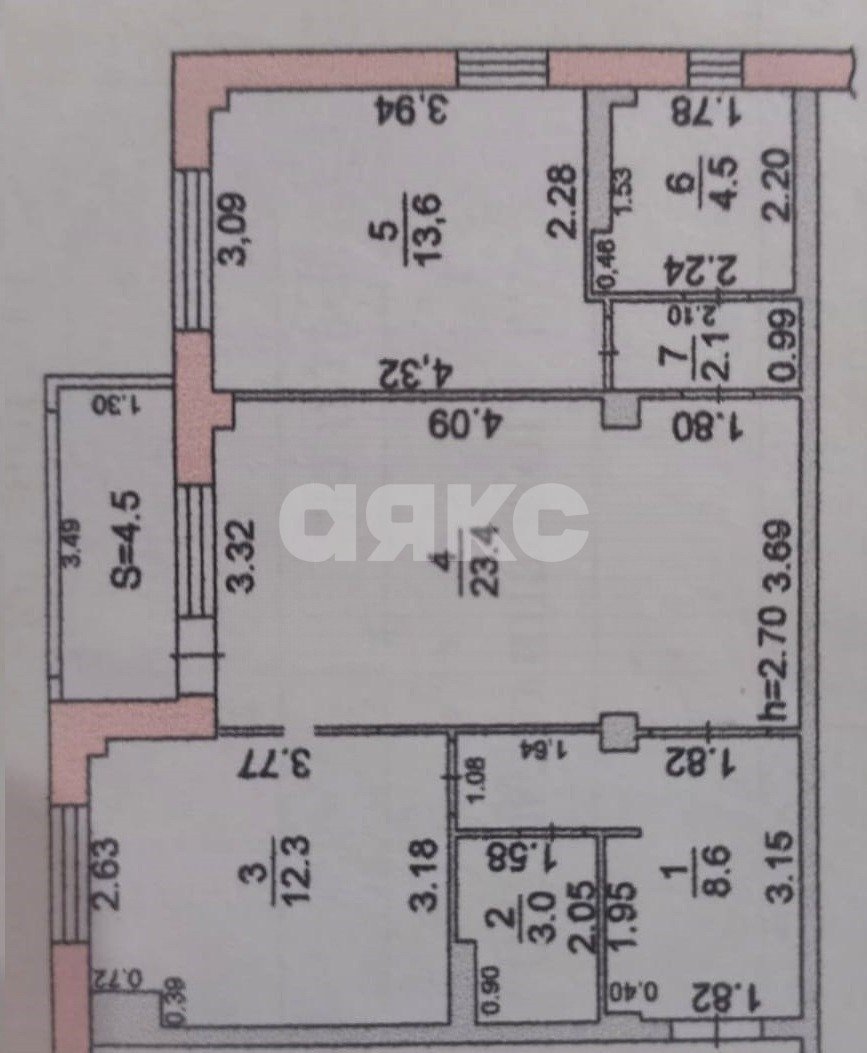 Фото №10: 2-комнатная квартира 72 м² - Батайск, мкр. жилой комплекс Южный Берег, ул. Половинко, 280