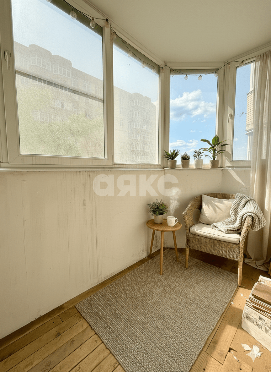 Фото №5: 1-комнатная квартира 46 м² - Батайск, мкр. Восточный, ул. Комарова, 131А