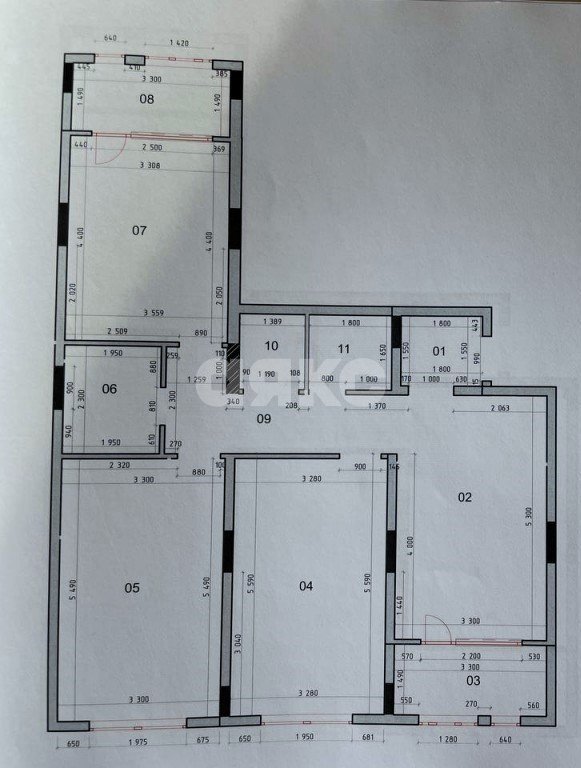 Фото №16: 3-комнатная квартира 100 м² - Батайск, мкр. жилой комплекс Парк Культуры, ул. Ленина, 168Г