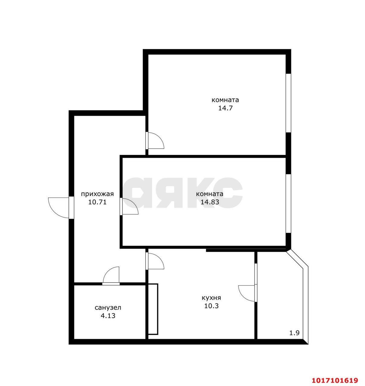 Фото №10: 2-комнатная квартира 60 м² - Краснодар, Карасунский внутригородской округ, мкр. ЖК Сказка Град, ул. имени В.Н. Мачуги, 166А