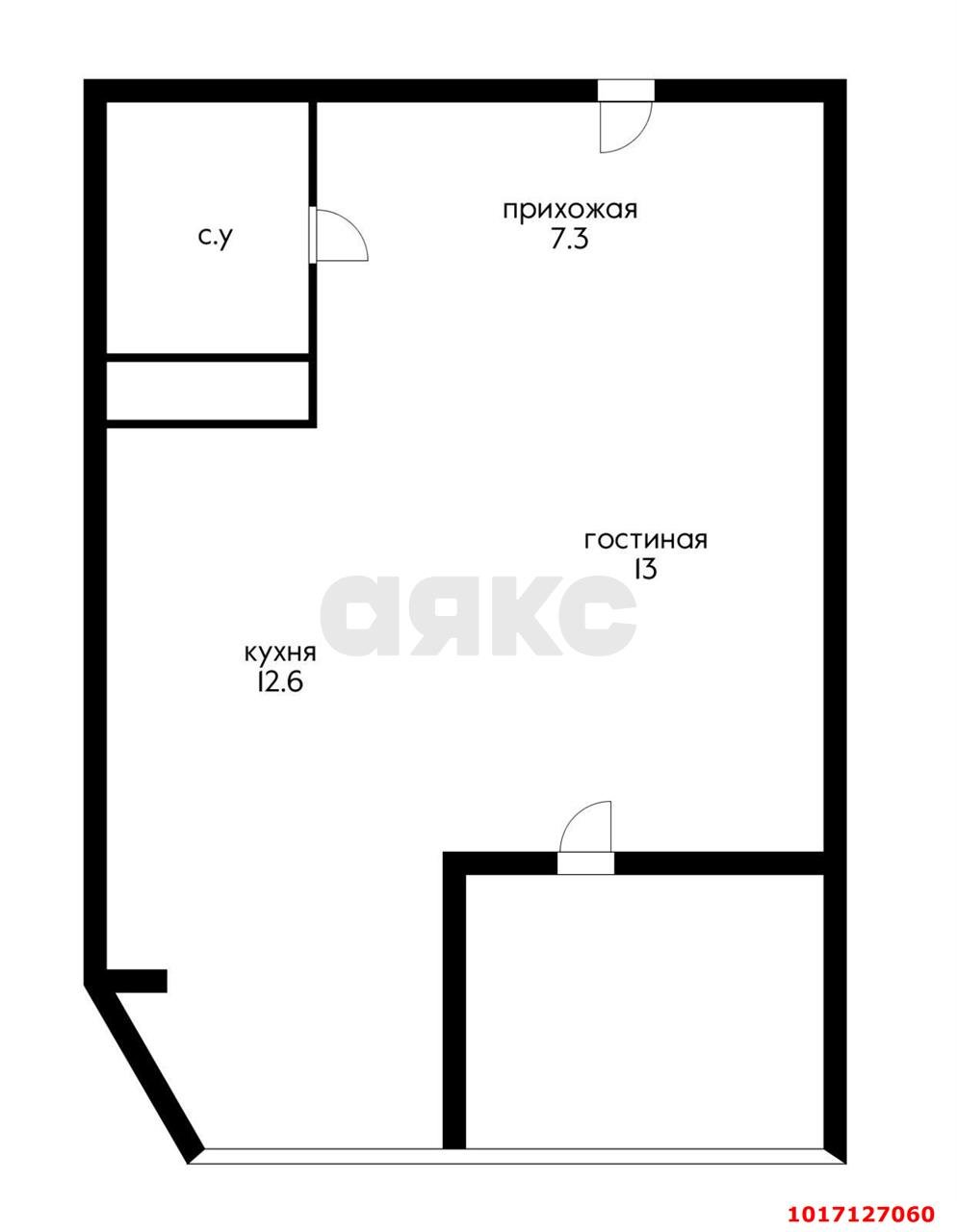 Фото №15: 1-комнатная квартира 43 м² - Краснодар, Прикубанский внутригородской округ, имени Петра Метальникова, мкр. ЖК Три Кита, ул. Московская, 131к1