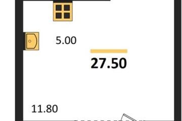 Фото №1: Студия 27 м² - Майкоп, мкр. ЖК Звезды, 