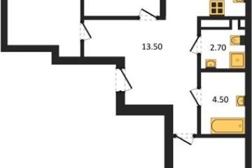 Фото №1: 3-комнатная квартира 86 м² - Майкоп, мкр. ЖК Звезды, 