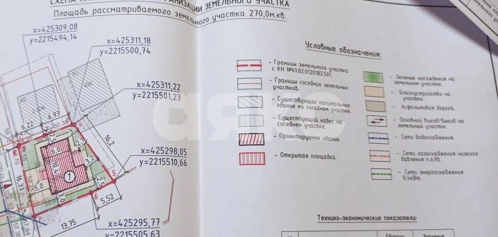 Фото №2: Земельный участок под ИЖС <span class="whitespace-nowrap">2.7 сот.</span> - Аксай, ул. Железнодорожная