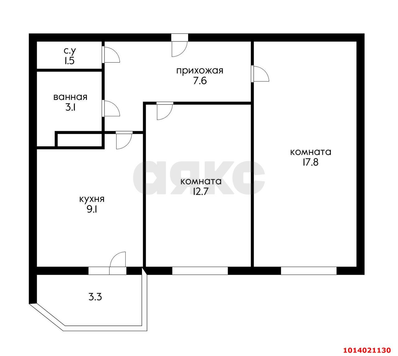 Фото №9: 2-комнатная квартира 48 м² - Краснодар, Прикубанский внутригородской округ, мкр. Горхутор, ул. имени Дзержинского, 110А